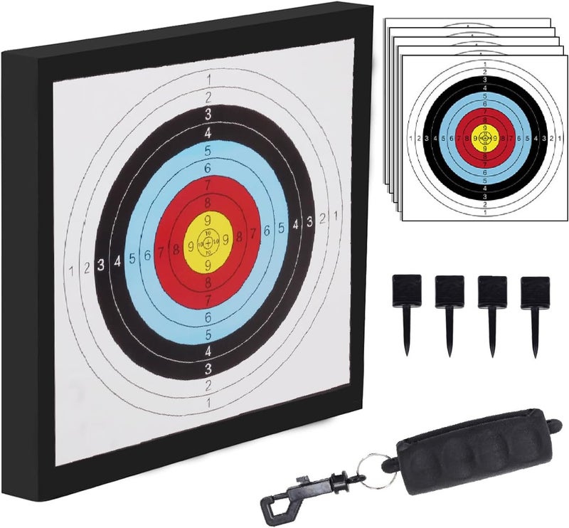 SP.G Archery Target for Backyard Adult - EVA Foam Big Archery Target for Bows up to 50 Lbs, Durable Bow and Arrow Target for Backyard Shooting Practice with Arrow Puller - Image 1